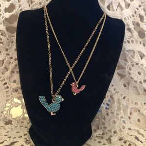 Vintage Betsey Johnson  Little Birdies Pendant